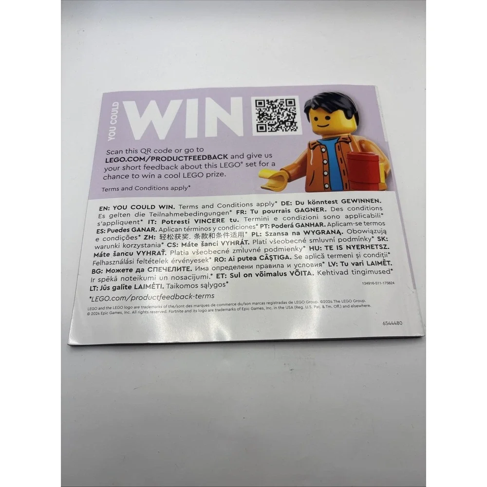 Lego Fortnite 77071‎ Supply Llama Instruction Manual Only - Picture 2 of 2